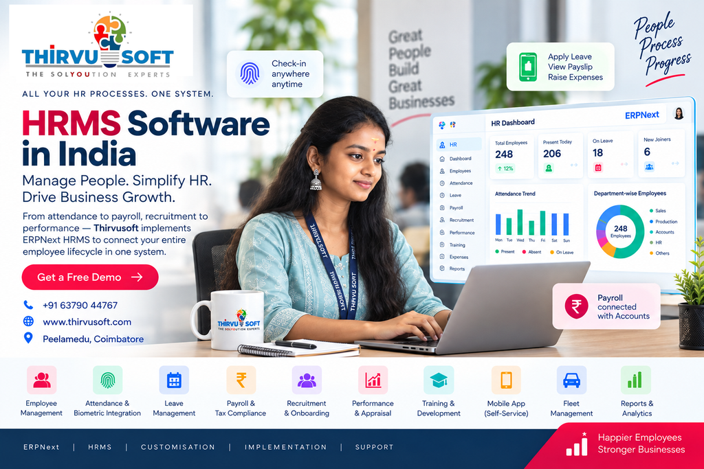HRMS Software in India: Payroll, Attendance & Employee Management
